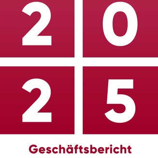 Das Titelblatt des Geschäftsberichts 2025